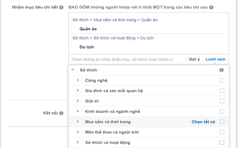 so thich trong quang cao facebook